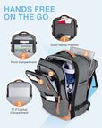 Sac à dos de voyage extensible Falco 40L approuvé par les compagnies aériennes