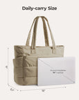 Sac fourre-tout matelassé Bagsmart 20L avec compartiment pour ordinateur portable 15,6"