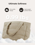 Sac fourre-tout matelassé Bagsmart 20L avec compartiment pour ordinateur portable 15,6"