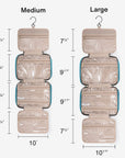 Sac de toilette en tube