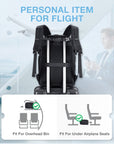 Sac à dos de voyage extensible Falco 40L approuvé par les compagnies aériennes