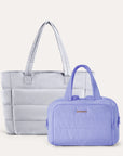 Crush Toiletry Bag & Bubble Puffy Tote Travel Set