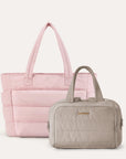 Crush Toiletry Bag & Bubble Puffy Tote Travel Set