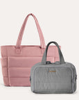Crush Toiletry Bag & Bubble Puffy Tote Travel Set
