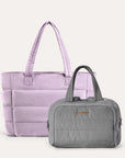 Crush Toiletry Bag & Bubble Puffy Tote Travel Set
