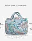 Trousse de toilette Bonchemin Green Paisley La trousse de toilette compacte