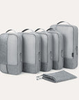 Lot de 6 cubes de compression pour valises