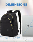 Sacs à dos pour ordinateur portable 15,6 pouces Bonchemin