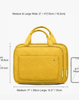 Trousse de toilette Bonchemin Jaune La trousse de toilette Space Saver