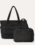 Crush Toiletry Bag & Bubble Puffy Tote Travel Set