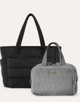 Crush Toiletry Bag & Bubble Puffy Tote Travel Set