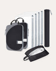 8PCS Compression Packing Cubes Black