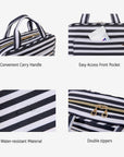 Bonchemin Stripes Sac élastique Sac de toilette