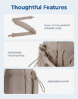 Sac de sport et de voyage Puffy résistant à l'eau