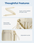 Sac de sport et de voyage Puffy résistant à l'eau