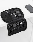 Gray Electronic Organizer Bag Travel