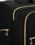 20 Inch Bonchemin Quilted Business & Travel Suitcase - BAGSMART