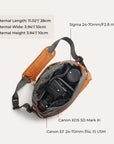 Sac bandoulière pour appareil photo Soar 6L avec support pour trépied