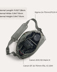Sac bandoulière pour appareil photo Soar 6L avec support pour trépied