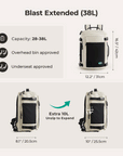 Blast Quick Access 28L-38L Carry On Travel Backpack