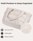 Sac fourre-tout matelassé Bagsmart 20L avec compartiment pour ordinateur portable 15,6"
