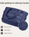 Sac fourre-tout matelassé Bagsmart 20L avec compartiment pour ordinateur portable 15,6"