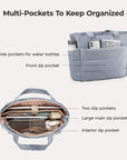 Sac fourre-tout matelassé Bagsmart 20L avec compartiment pour ordinateur portable 15,6"