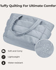 Sac fourre-tout matelassé Bagsmart 20L avec compartiment pour ordinateur portable 15,6"