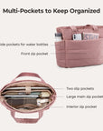 Sac fourre-tout matelassé Bagsmart 20L avec compartiment pour ordinateur portable 15,6"