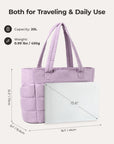 Sac fourre-tout matelassé Bagsmart 20L avec compartiment pour ordinateur portable 15,6"
