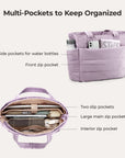 Sac fourre-tout matelassé Bagsmart 20L avec compartiment pour ordinateur portable 15,6"