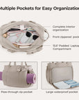 Crush_26L_Tote_with_multiple_pockets_for_easy_organization_Camel