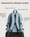 Ensemble de sac à dos de voyage Soar 25L à clapet ouvert à 180°