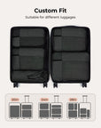 Lot de 6 cubes de compression pour valises