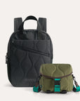 Ensemble sac à dos et bandoulière Paz