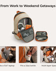 Soar_25L_Clamshell_daybag_Backpack_Set_Orange