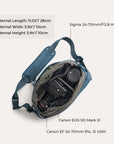 Sac bandoulière pour appareil photo Soar 6L avec support pour trépied