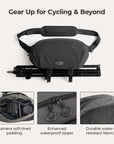 Sac bandoulière pour appareil photo Soar 6L avec support pour trépied