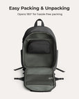 Ensemble de sac à dos de voyage Soar 25L à clapet ouvert à 180°