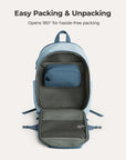 Ensemble de sac à dos de voyage Soar 25L à clapet ouvert à 180°