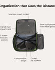 Sac à dos de voyage Paz 43 L