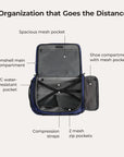 Sac à dos de voyage Paz 43 L