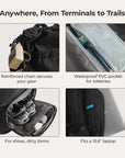 Sac à dos de voyage Paz 43 L