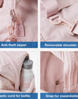 Zoraesque Travel Pink Lightweight Duffel Bag for Women in 4 Advantages-Bagsmart