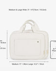 Trousse de toilette Bonchemin Beige The Space Saver
