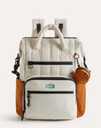 best diaper backpack tangerine