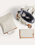 best travel diaper backpack tangerine