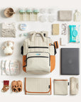 diaper backpack large tangerine tangerine