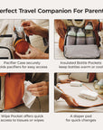 good backpack diaper bags tangerine