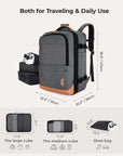 Sac à dos de voyage extensible Falco 40L approuvé par les compagnies aériennes
